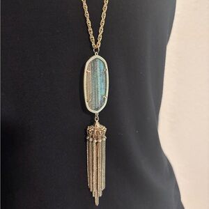 Kendra Scott Rayne Gold/Rose Gold Dust Necklace